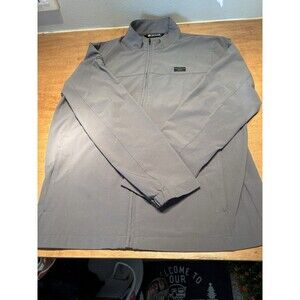 Travis Mathew Jacket Mens Large Gray Long Sleeve Full Zip Golf Outdoor Casual